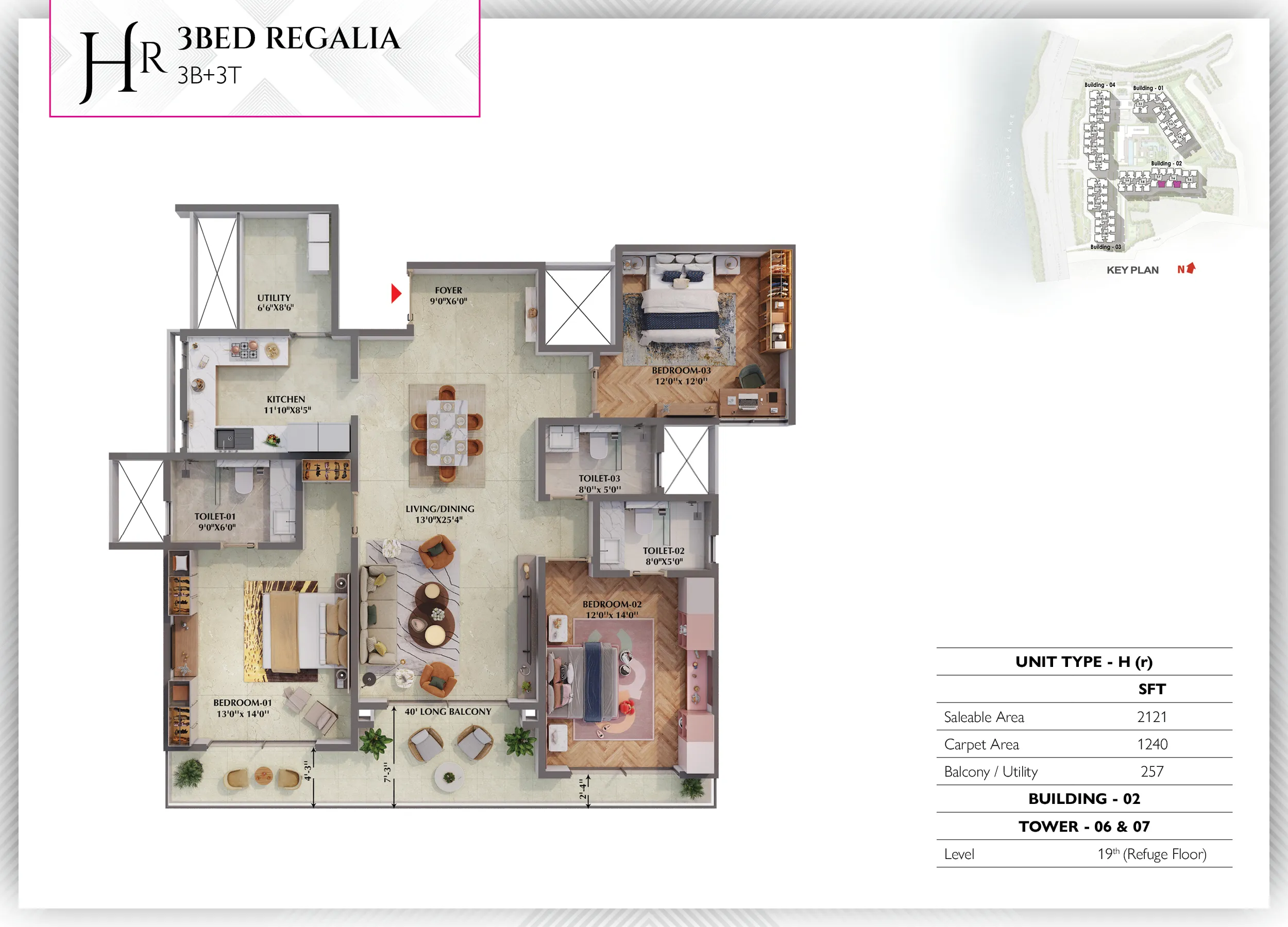 3BHK Regalia 3