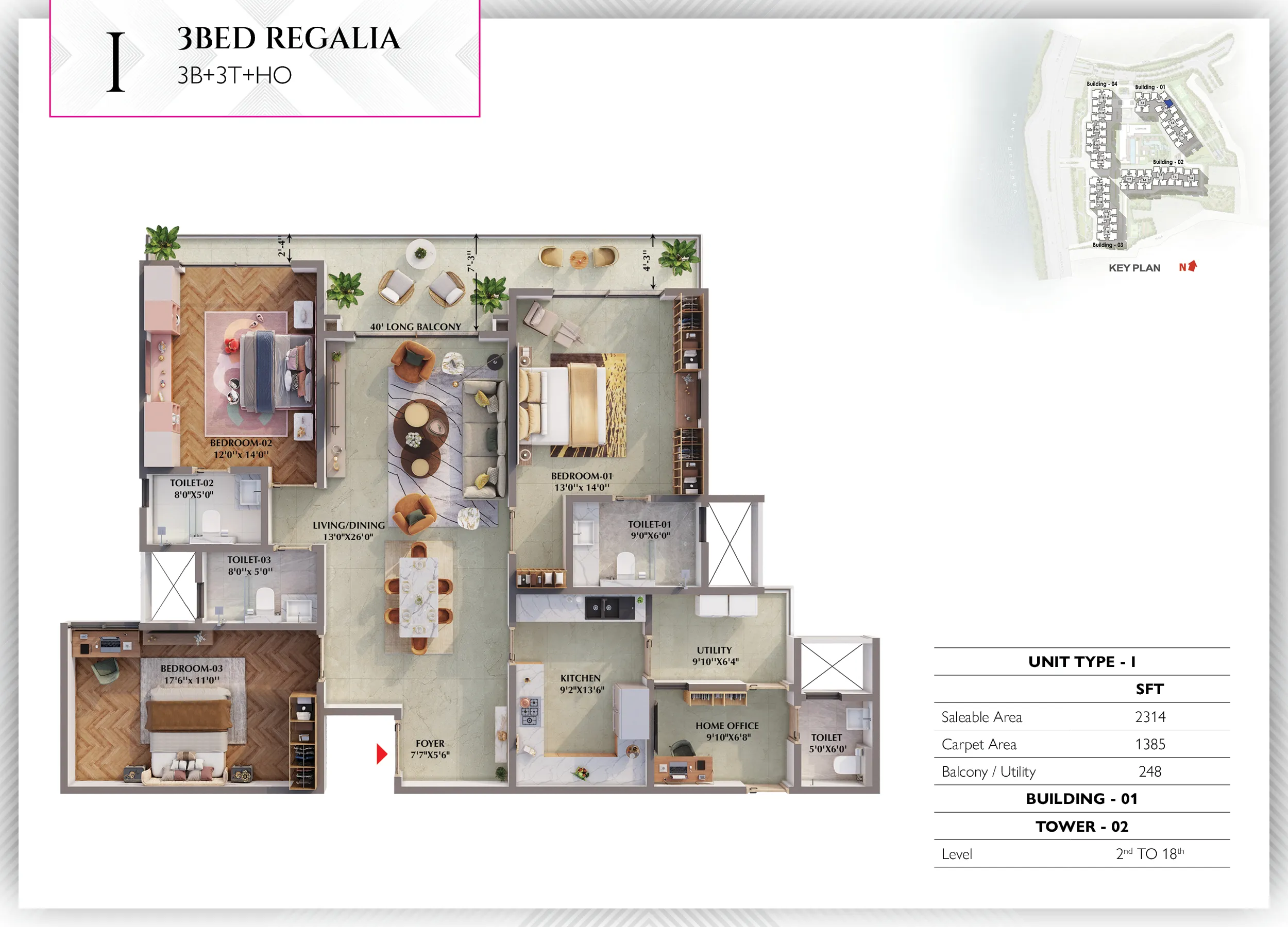 3BHK Regalia 4