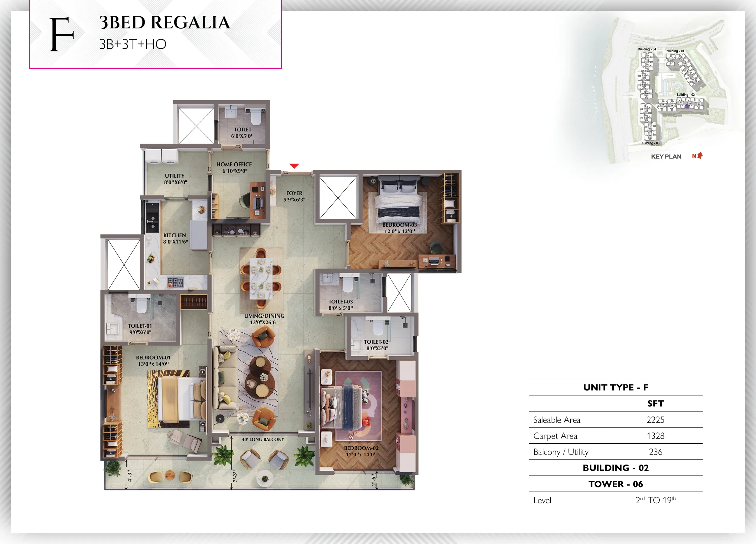 3BHK Regalia HO